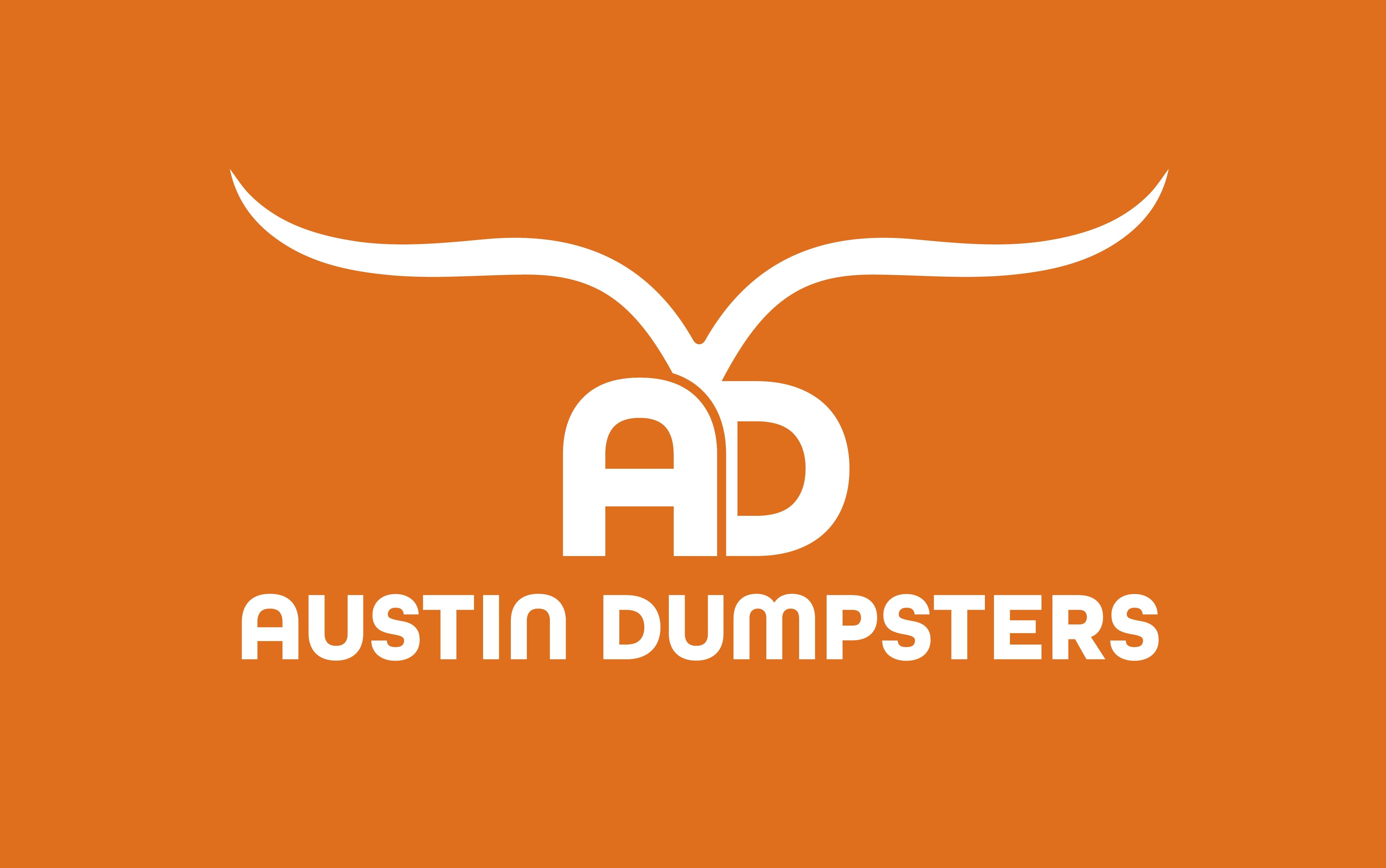 orange austin dumpsters logo